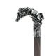 Solid pewter dog and boar handle silver plated