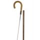 Sword - malacca handle on light brown stamina wood