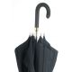 Sword - black umbrella with black leather handle