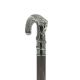 Sword - solid pewter snake handle silver plated on carbon shaft macassar veneer