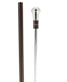 Sword - silver plated knob on black stamina wood shaft