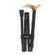 Blond horn derby handle, folding cane