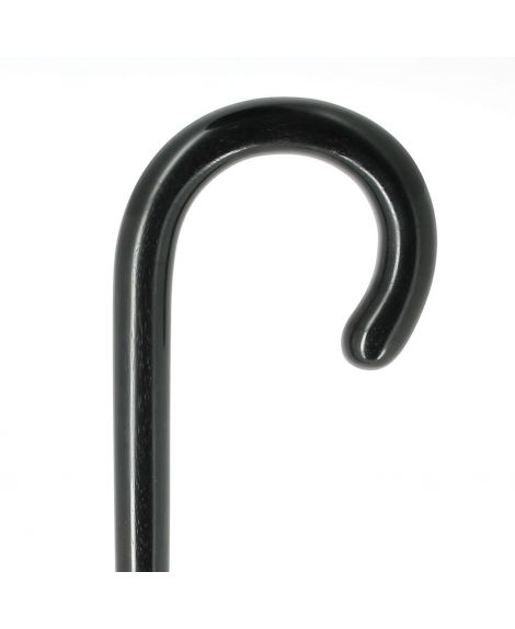 Ebony crook cane