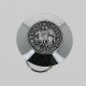 Sword- Sword- silver plated knob inlaid with Seal of the knight templars on carbon shaft macassar veneer