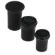 Black rubber tips