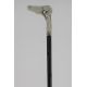 Cane with a handle shaped as a gargoyle made in ivory, signed HUGO