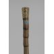 Cane with gold knob, papyrus shaft