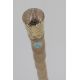 Cane with gold knob, papyrus shaft