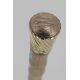 Cane with gold knob, papyrus shaft