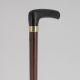Measuring cane, dark horn square handle