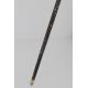 Tortoise shell cane with gold knob