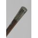 Vermeil knob, ebony shaft
