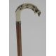Ivory crooked handle shape of a fox signed BUISSON