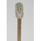 Big ivory handle of the head of an Indian (Sitting Bull) France 19th century