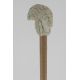 Big ivory handle of the head of an Indian (Sitting Bull) France 19th century
