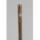 Gold knob with malacca shaft