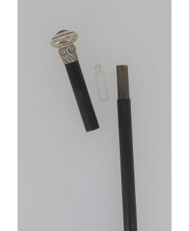 Beauty set cane with powder compact and perfume bottle