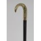 Gold crooked handle with snakewood shaft