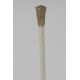 Ivory shaft with gold plated bronze knob engraved with Don Quichotte