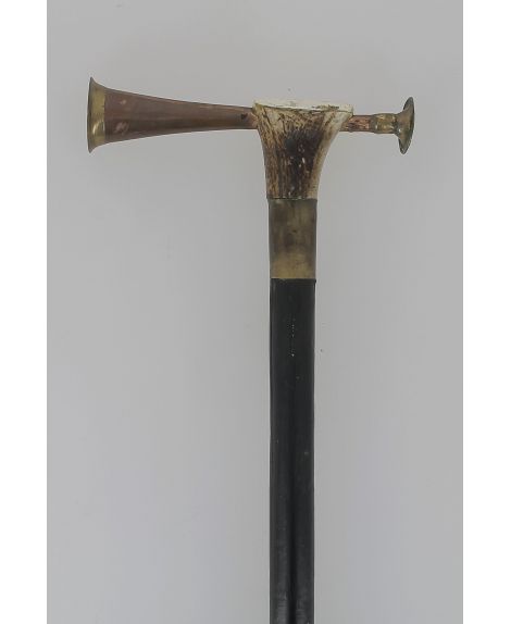 Trumpet cane for fox hunting