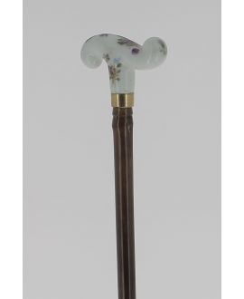 Opera style Porcelain cane with bamboo shaft