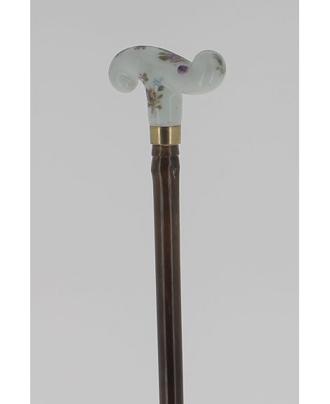 Opera style Porcelain cane with bamboo shaft