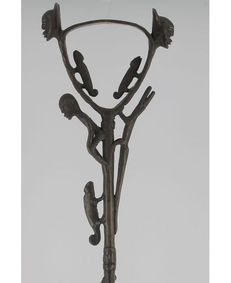 Bronze African cane