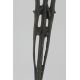 Canne africaine en bronze poignée triangle, 94 cm. 1950's