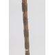 Wood cane with 20 countries emblems engraved