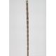 Wood cane with 20 countries emblems engraved