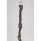 Erotic wooden cane (made of boxwood) with naked human couples and animals engraved on the shaft