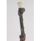 Erotic wooden cane (made of boxwood) with naked human couples and animals engraved on the shaft