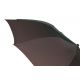 Folding umbrella for man, Brown cloth,  leather handle