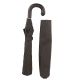 Folding umbrella for man, Brown cloth,  leather handle