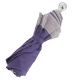 Grey Folding umbrella for Lady, horn knob