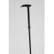 Dark horn handle, folding cane