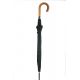 Sword - black umbrella with malacca handle