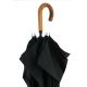 Sword - black umbrella with malacca handle