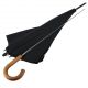 Sword - black umbrella with malacca handle