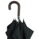 Sword - black umbrella with brown leather handle