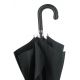 Sword - black umbrella with black leather handle