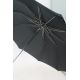 Parapluie pliant Homme, noir, poignee jonc